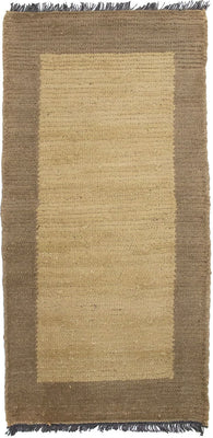 Nepal Teppich 140 x 70 cm - beige