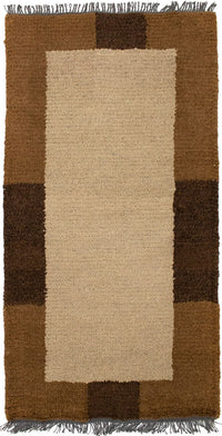 Tapis Népalais - 140 x 70 cm - beige