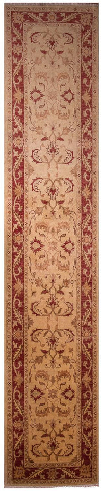 Tapis de couloir Tapis Ziegler - 378 x 76 cm - beige
