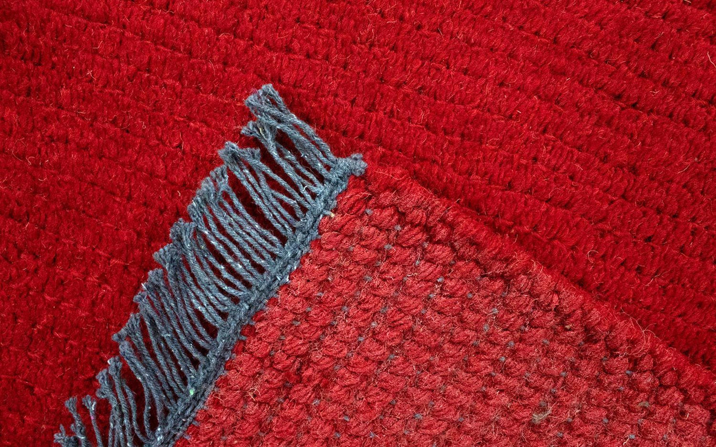 Nepal Teppich 140 x 70 cm - rot
