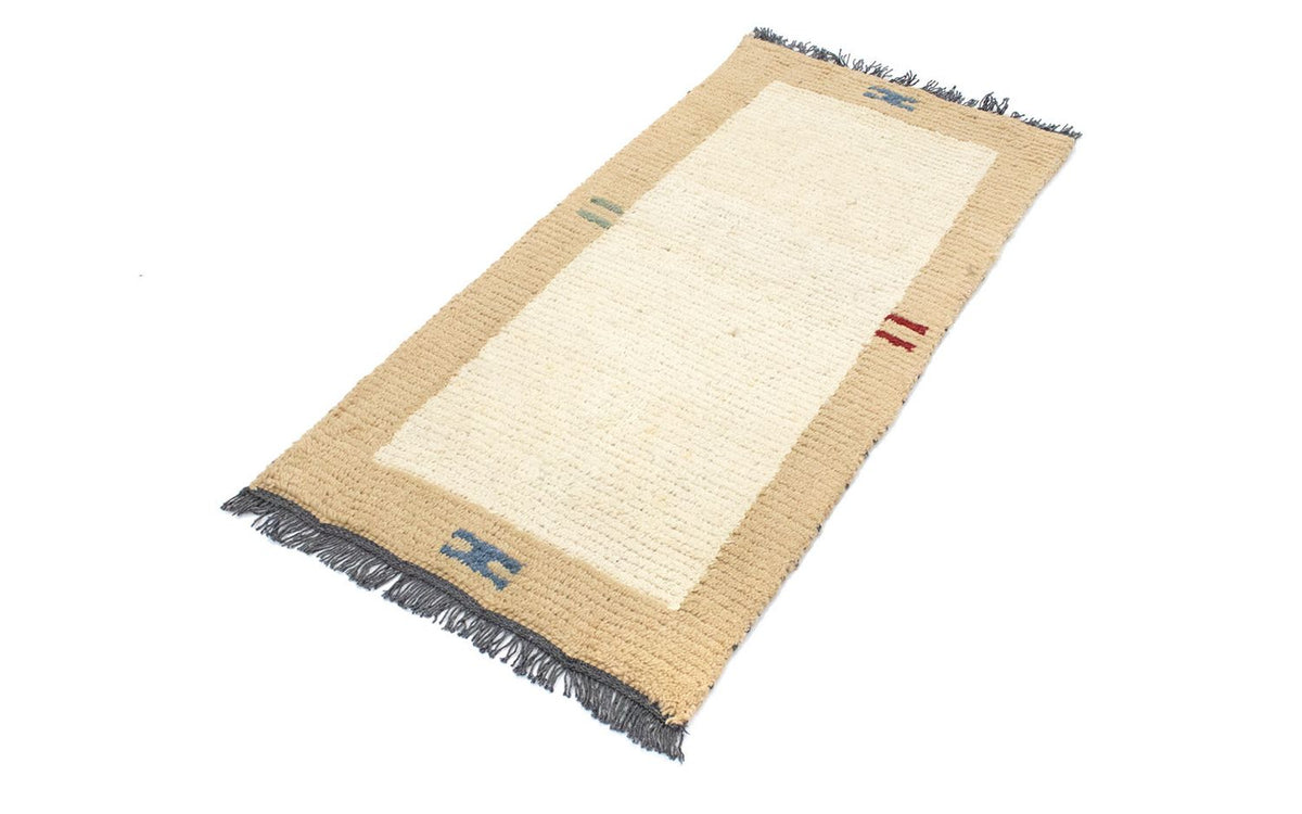 Nepal Teppich 140 x 70 cm - beige