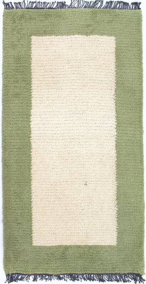 Nepal Teppich 140 x 70 cm - beige