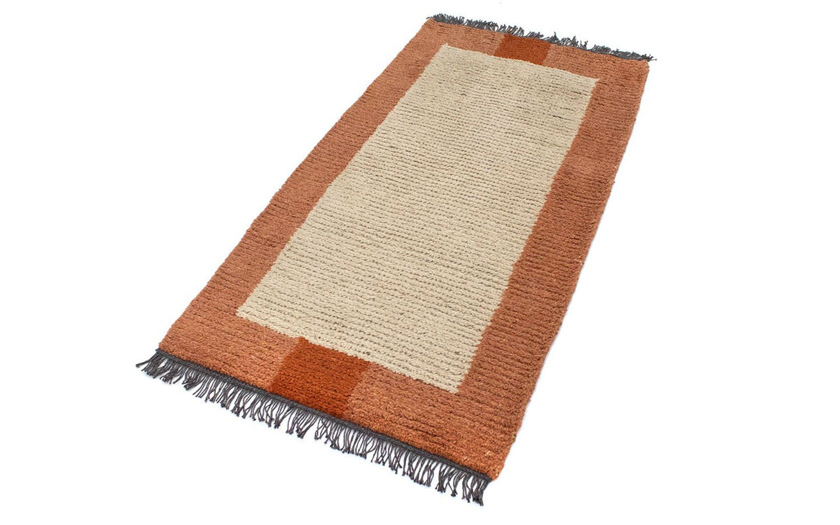 Nepal Teppich 140 x 70 cm - beige