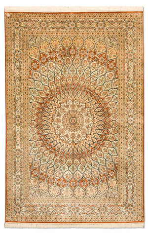 Seidenteppich - Kaschmir Seide 194 x 120 cm Teppichbrücke