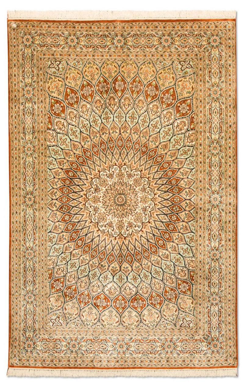 Seidenteppich - Kaschmir Seide 194 x 120 cm Teppichbrücke