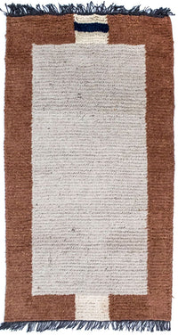 Tapis Népalais - 140 x 70 cm - beige