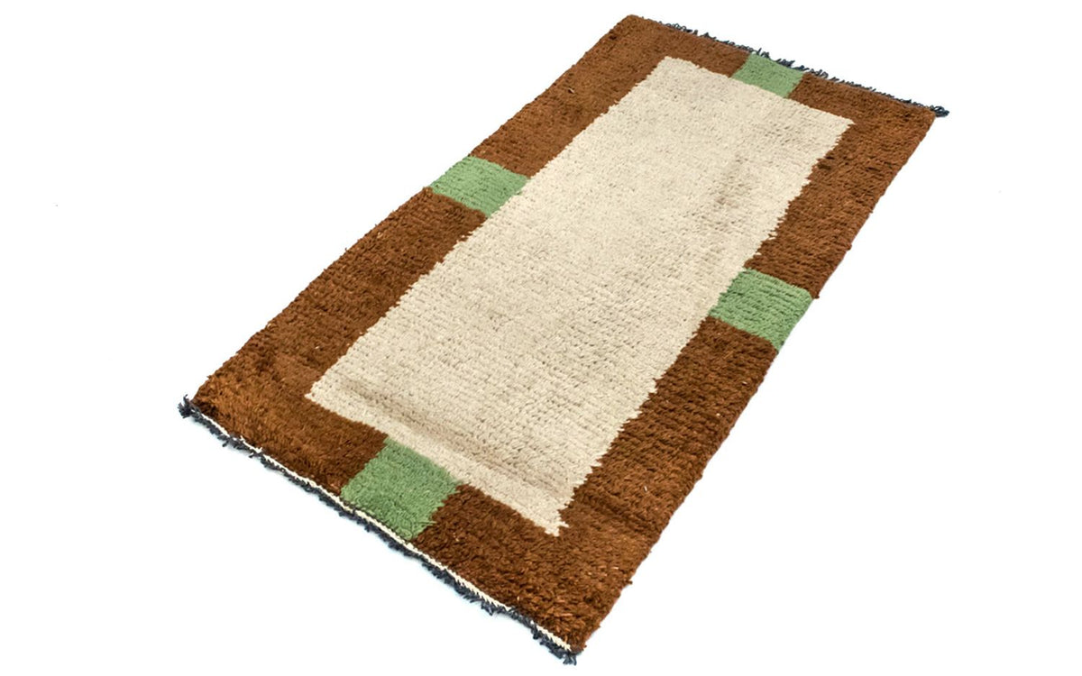 Nepal Teppich 140 x 70 cm - beige