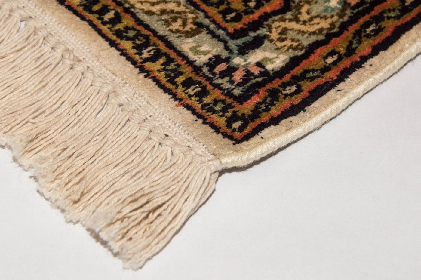 Seta del Kashmir Tappeto 184x124cm - Tappeto orientale