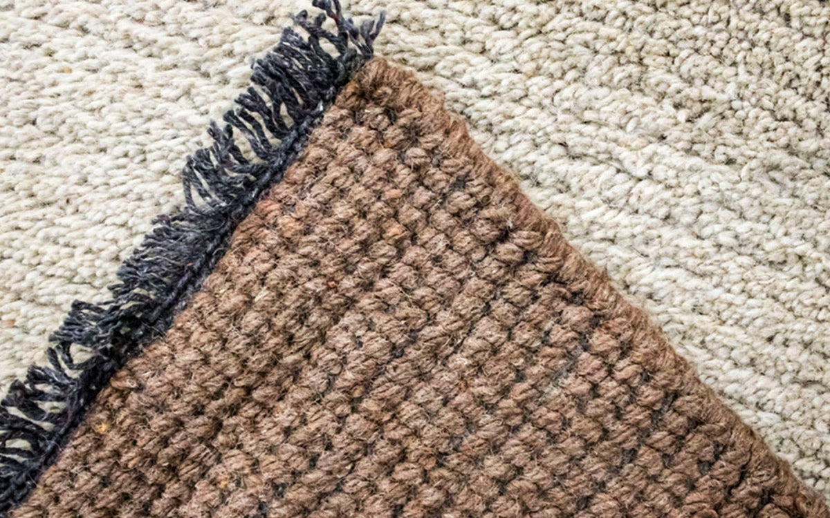 Nepal Teppich 140 x 70 cm - beige