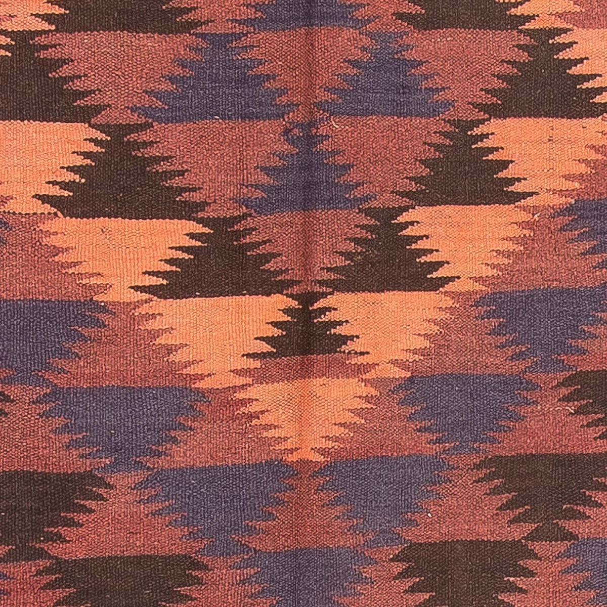 Kilim antico Tappeto 135x450cm - marrone