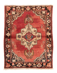 Tapis persan - Nomadic - 139 x 110 cm - saumon