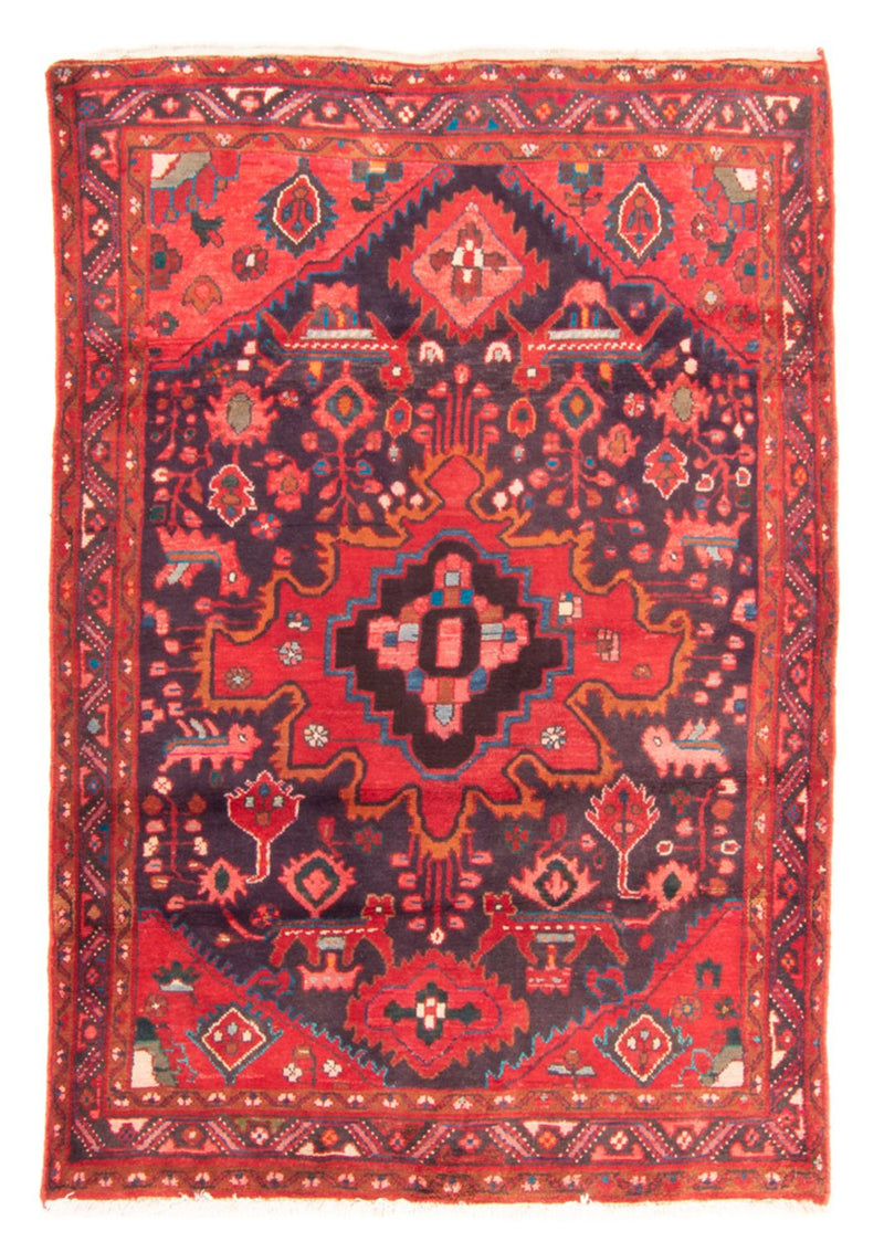Perserteppich - Nomadic - 196 x 134 cm - dunkelblau
