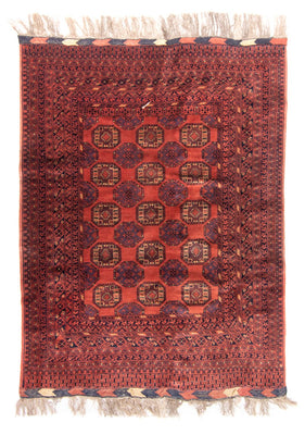 Turkaman Teppich - 200 x 148 cm - rot