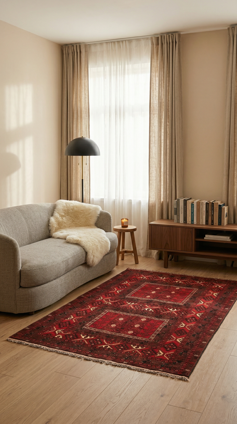 Tappeto Turkaman 244x158cm - Tappeto persiano