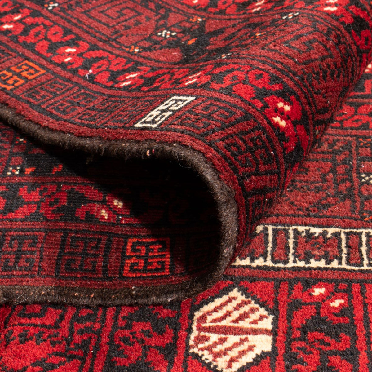 Turkaman Teppich - 244 x 158 cm - rot