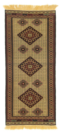 Tapis de couloir Tapis Kelim - Oriental - 191 x 84 cm - bleu