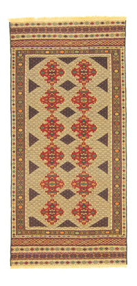 Tapis de couloir Tapis Kelim - Oriental - 187 x 90 cm - multicolore