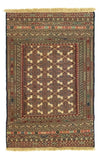 Kilim afgano Tappeto 87x137cm - Rettangolo / Beige / 87 x 137 cm Rettangolo