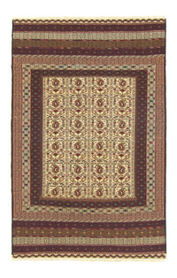Tapis Kelim - Oriental - 188 x 121 cm - marron