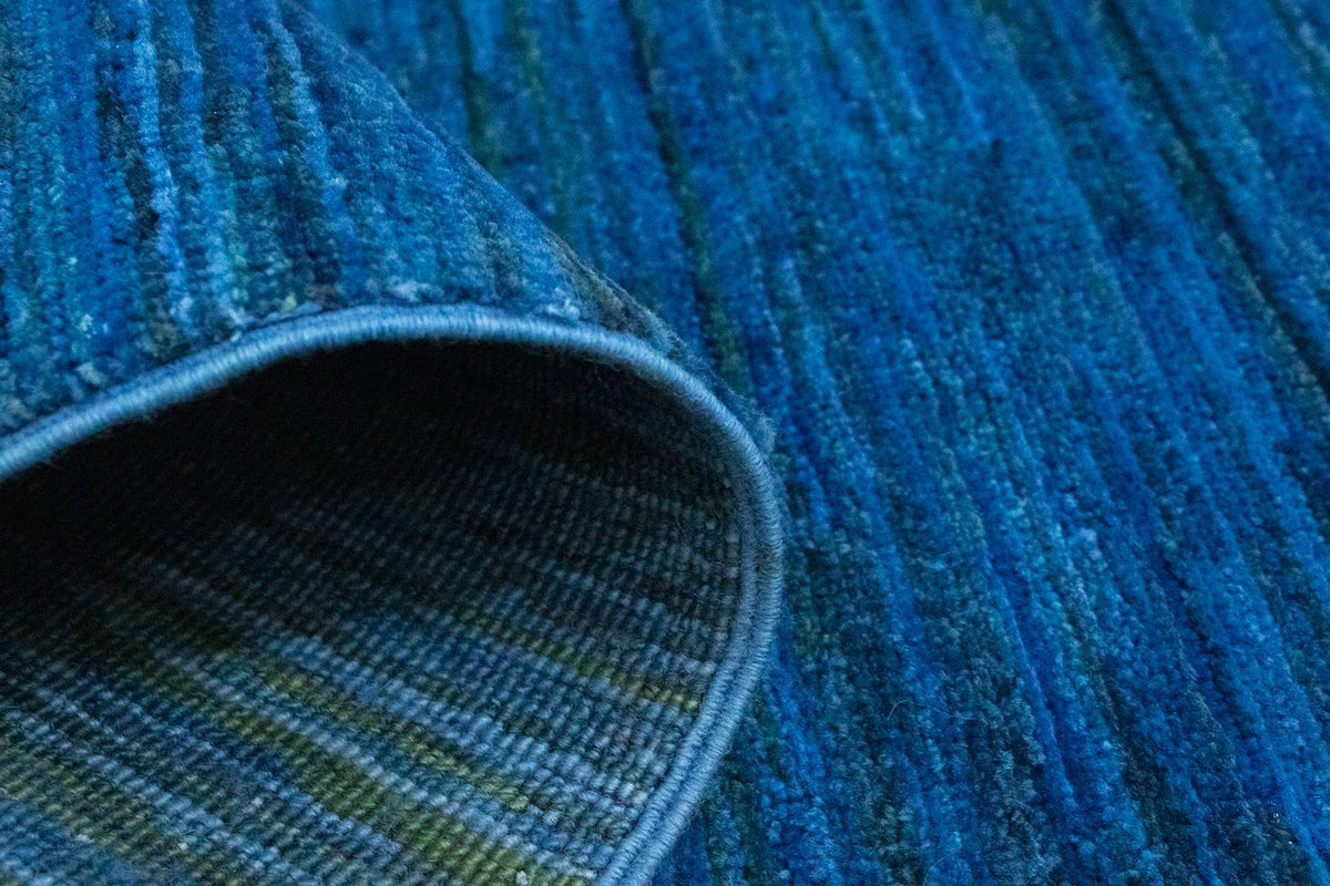 Ziegler Teppich - Modern 167 x 50 cm - blau