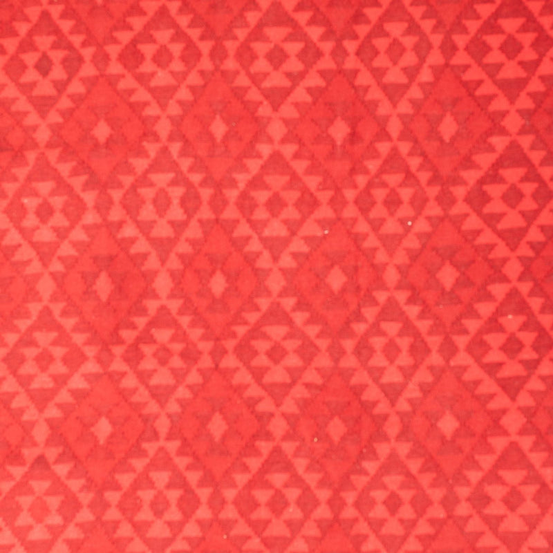 Tapis Kelim - Tendance - Vintage/Overdyed - 291 x 193 cm - rouge