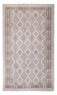 Tapis Kelim - Tendance - 296 x 186 cm - gris