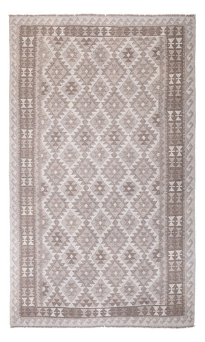Kelim Teppich - Trendy - 296 x 186 cm - grau