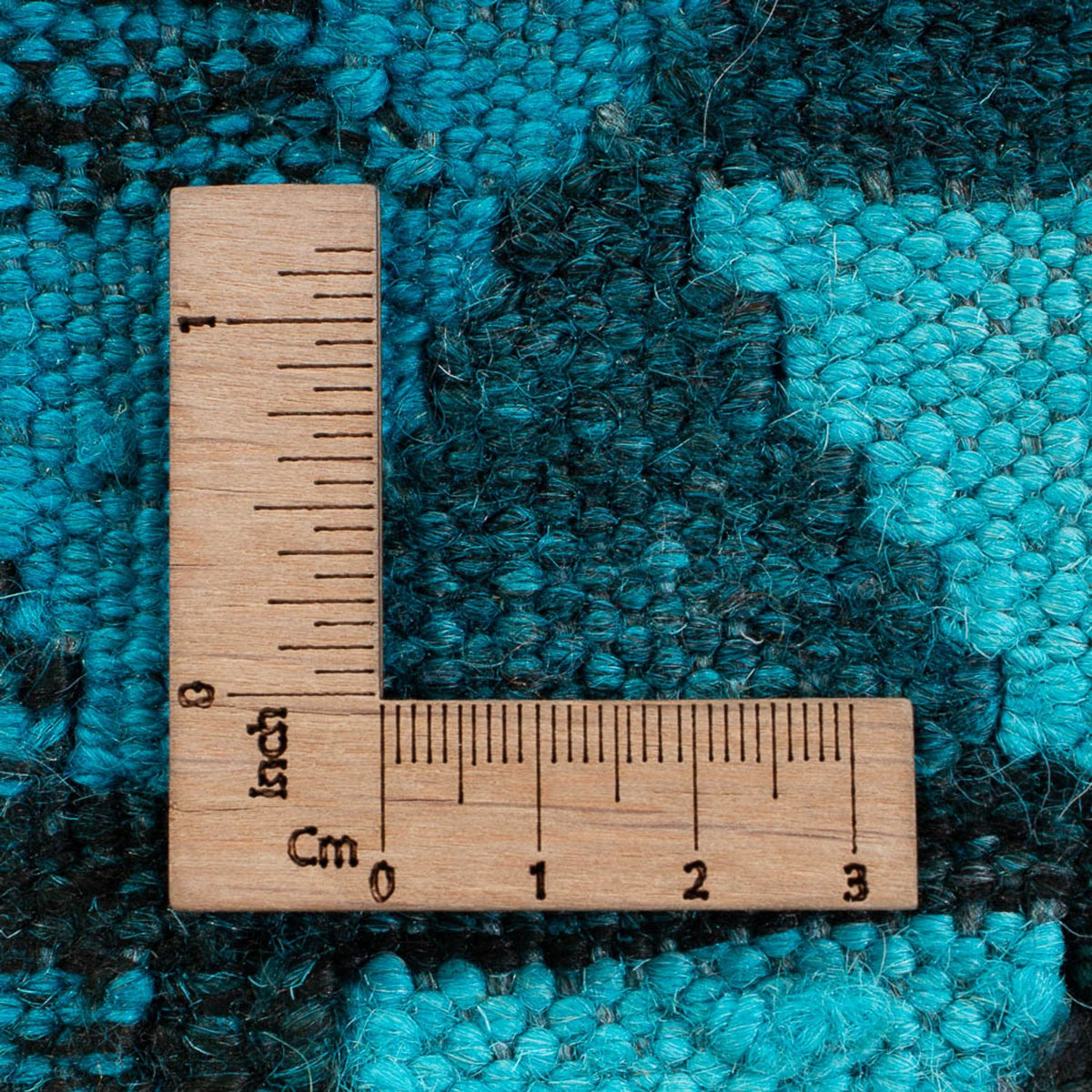 Tappeto Kelim - Tendenza - Vintage/Tinto di moda - 277 x 195 cm - turchese