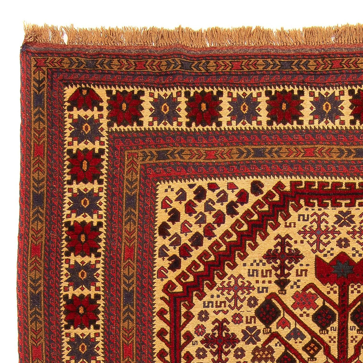Kilim afghan Tapis 195x268cm
