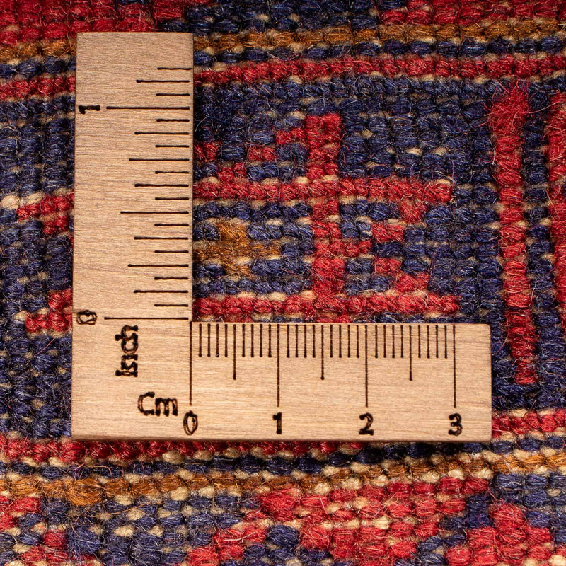 Afghan Teppich - Buchara 204 x 145 cm - dunkelrot