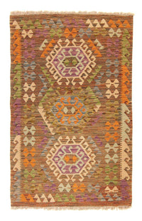 Tapis Kelim - Splash - 155 x 98 cm - multicolore
