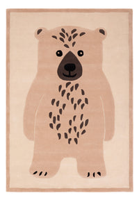 Tapis pour enfants Bär Polarlichter Pracht - Tapis en laine – product image