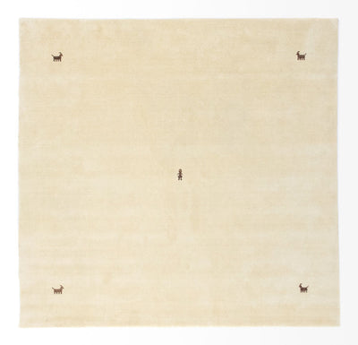 Tapis Gabbeh indien Tapis Sahara - Tapis en laine
