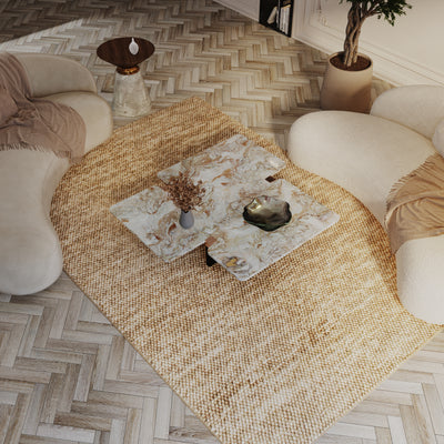 Tappeto di lana - Palla di feltro - Mosaik - rotondo