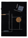 Tapis design LivelyPatterns - Quadratisch / Schwarz / 20 x 20 cm Sample