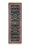 Perserteppich Asia - Läufer / Dunkelblau / 100 x 200 cm Läufer
