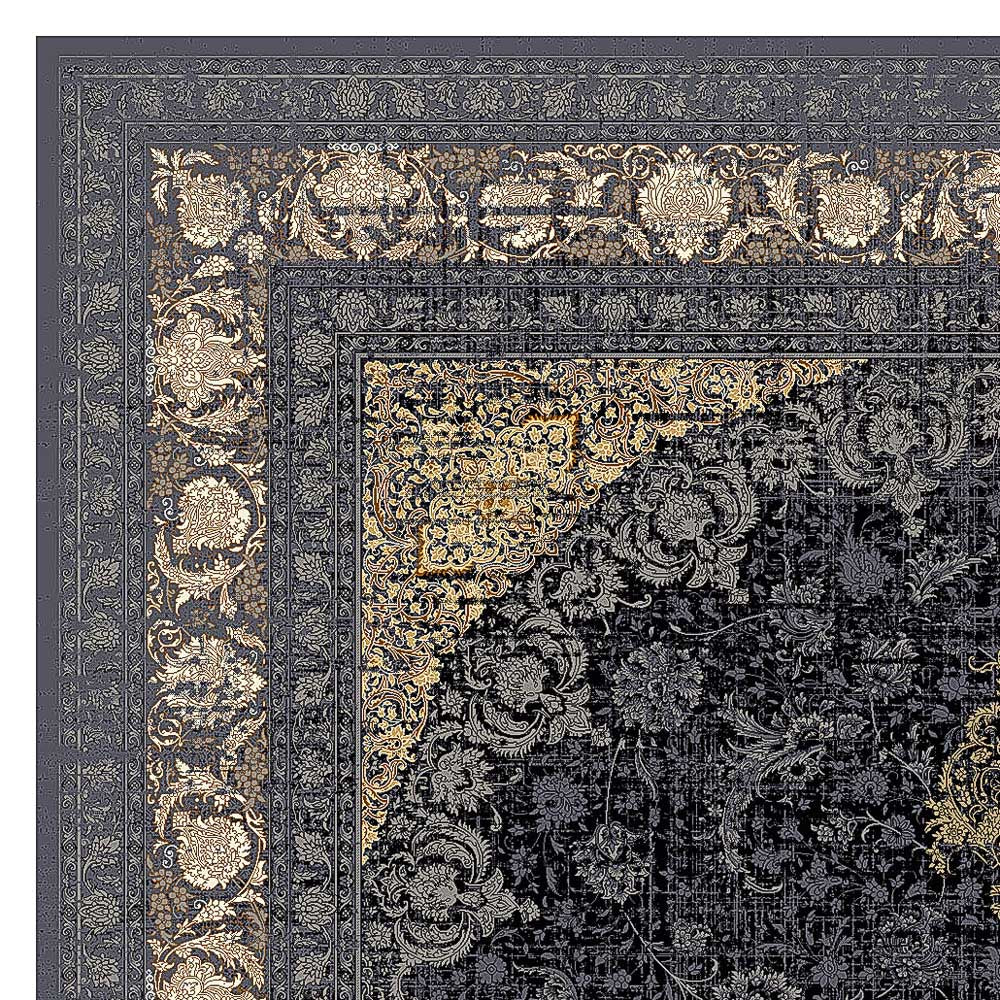 Tapis oriental tissé - Golden Glam - rectangle