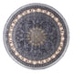 Tapis oriental tissé Golden Glam