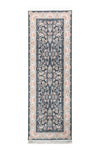 Tapis persan Kaenat - Tapis de couloir / Bleu / 100 x 200 cm Tapis de couloir