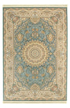 Tapis persan Suzan - Rectangle / Vert de mer / 100 x 150 cm Rectangle