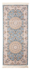 Tapis persan Suzan - Tapis de couloir / Vert de mer / 80 x 200 cm Tapis de couloir