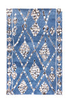 Tappeto berbero Meral - Tappeto di lana - Passatoia / Blu / 80 x 300 cm Passatoia
