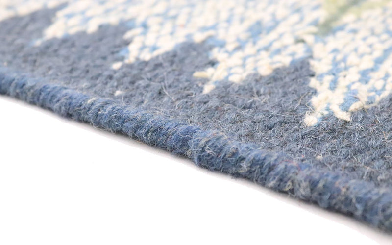 Kelim Teppich - Trendy 250 x 80 cm - blau