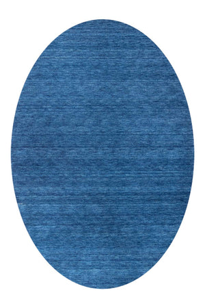 Gabbeh Teppich - Softy - Uni - oval