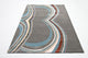 Designer Teppich 241 x 153 cm Teppich Wohnzimmer
