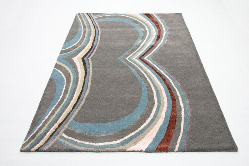 Designer Teppich 241 x 153 cm Teppich Wohnzimmer