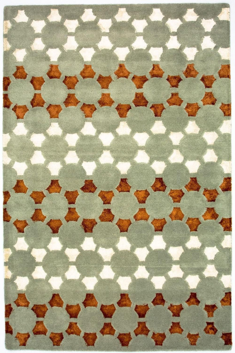 Designer Teppich 239 x 157 cm Wohnzimmer Teppich
