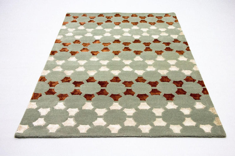 Designer Teppich 239 x 157 cm Wohnzimmer Teppich