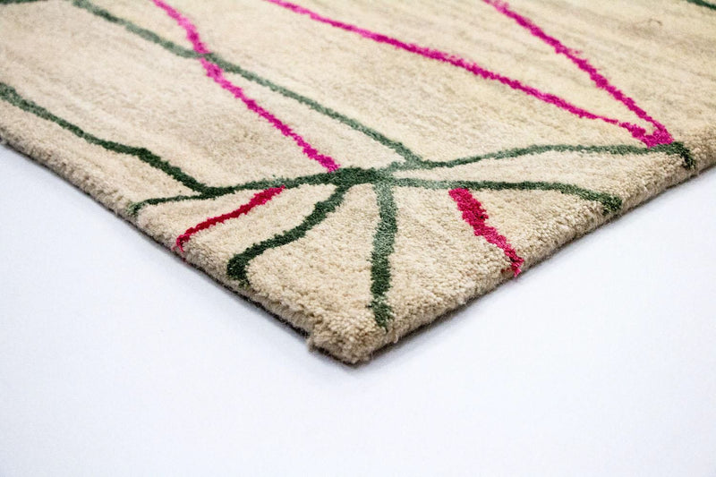 Designer Teppich 242 x 154 cm Wohnzimmer Teppich
