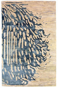 Tapis design - 246 x 154 cm - beige